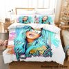 2023 Sexy Karol g Bedding Set Cartoon Anime three piece set Adult Kid Bedroom Duvetcover Sets 2 - Karol G Shop