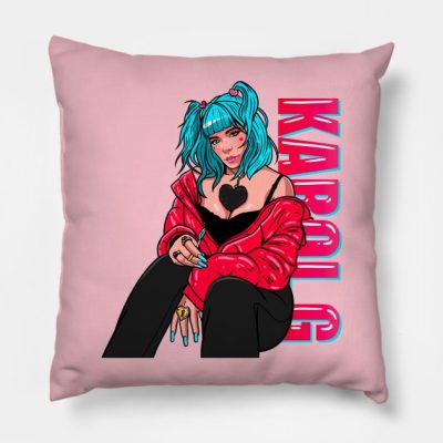 Karol G Throw Pillow Official Karol G Merch