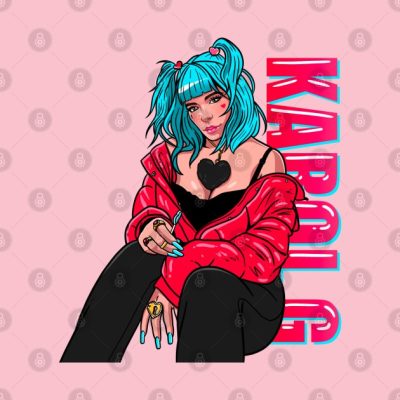 Karol G Throw Pillow Official Karol G Merch