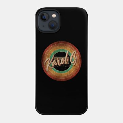 Karol G Vintage Circle Art Phone Case Official Karol G Merch