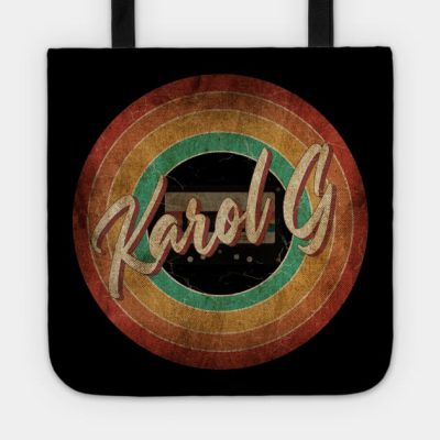 Karol G Vintage Circle Art Tote Official Karol G Merch