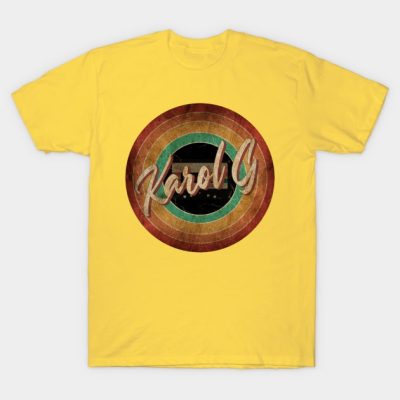 Karol G Vintage Circle Art T-Shirt Official Karol G Merch