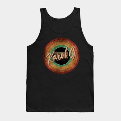 Karol G Vintage Circle Art Tank Top Official Karol G Merch