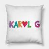 Karol G Ma Ana Ser Bonito Throw Pillow Official Karol G Merch