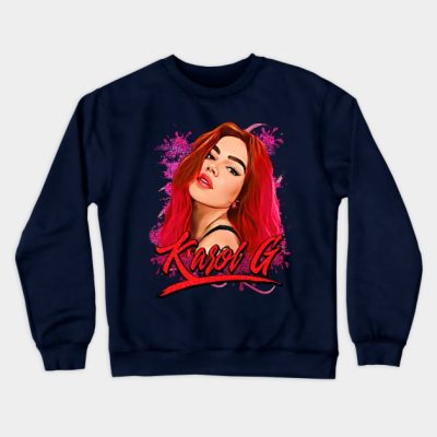 Karol G Red Hair Crewneck Sweatshirt Official Karol G Merch