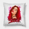 Karol G Red Hair Throw Pillow Official Karol G Merch