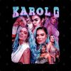 Karol G Vintage Throw Pillow Official Karol G Merch