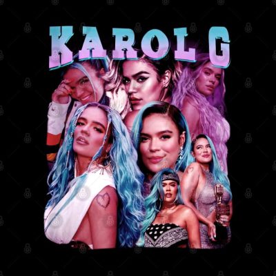 Karol G Vintage Throw Pillow Official Karol G Merch