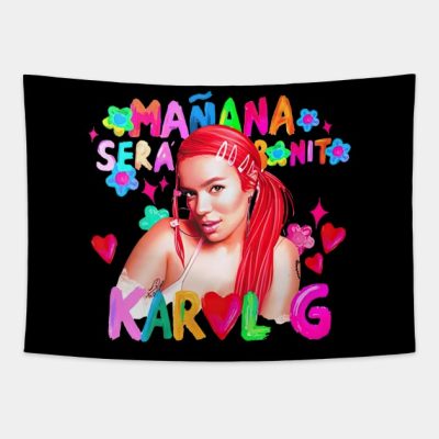 Karol Ma Ana Ser Bonito Art Tapestry Official Karol G Merch