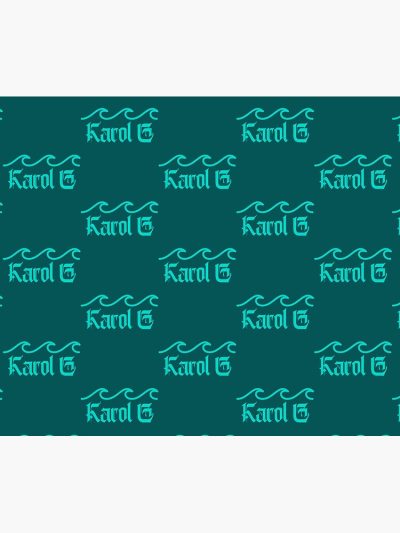 Karol G Waves Tapestry Official Cow Anime Merch