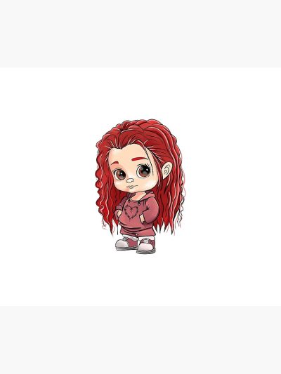 Karol G Red Hair Tapestry Official Karol G Merch