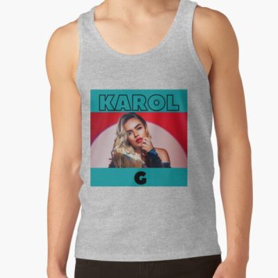 Karol G Vintage With Toska Background Tank Top Official Karol G Merch