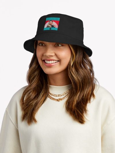 Karol G Vintage With Toska Background Bucket Hat Official Karol G Merch