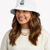 Karol G With Blue Hair Illustration Bucket Hat Official Karol G Merch