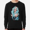 Karol G With Blue Hair Illustration Sweatshirt Official Karol G Merch