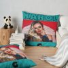 Karol G Vintage With Toska Background Throw Pillow Official Karol G Merch