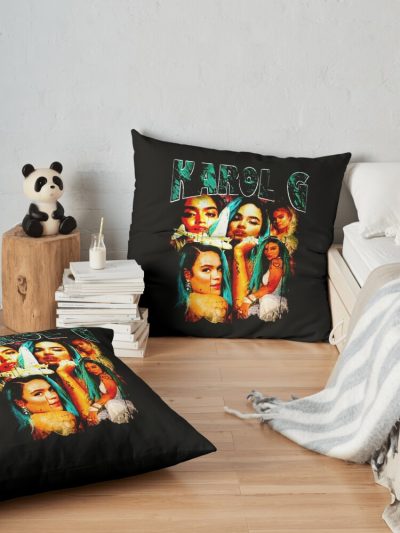 Karol G Throw Pillow Official Karol G Merch