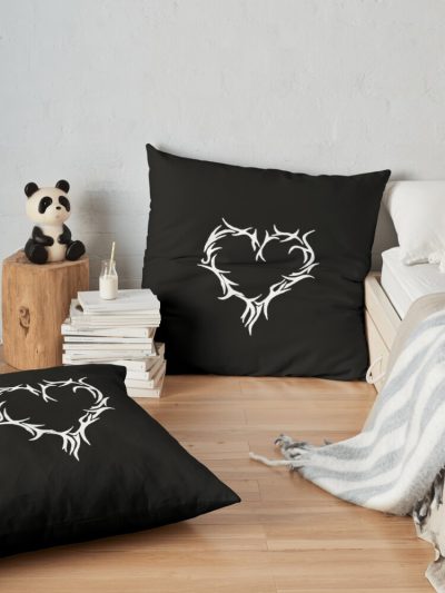 Karol G Bichota Heart Tattoo Throw Pillow Official Karol G Merch