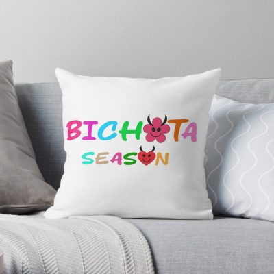 Bichota Season Karol G Throw Pillow Official Karol G Merch