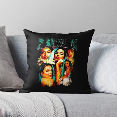 Karol G Throw Pillow Official Karol G Merch