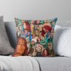 Karol G Collage Throw Pillow Official Karol G Merch