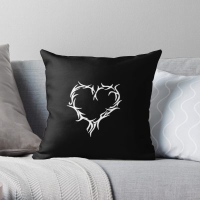 Karol G Bichota Heart Tattoo Throw Pillow Official Karol G Merch