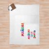 Colorful Day Throw Blanket Official Karol G Merch