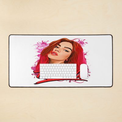 Karol G Red Hair Mouse Pad Official Karol G Merch