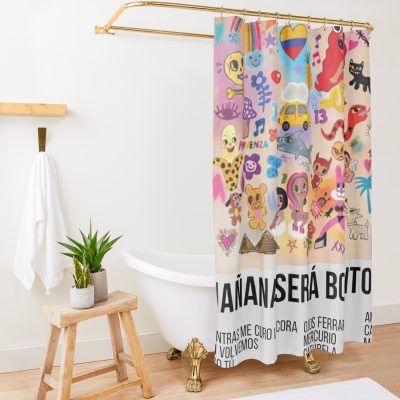 Mañana Sera Bonito Shower Curtain Official Karol G Merch