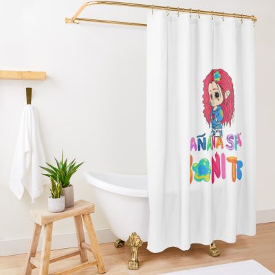 Karol G Alphabet Cute Shower Curtain Official Karol G Merch