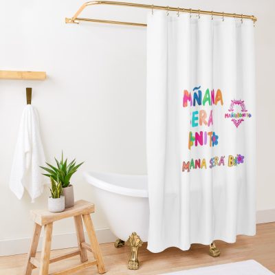 Manana Sera Bonita Shower Curtain Official Karol G Merch