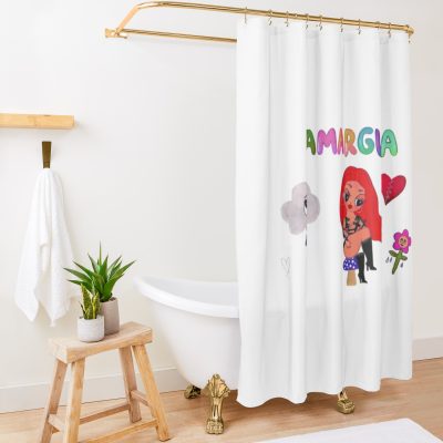 Amargura Karol G Lyrics Shower Curtain Official Karol G Merch