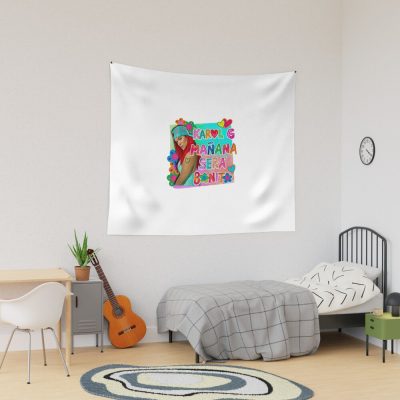 Karol G Flower Tapestry Official Karol G Merch