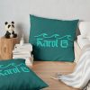 Karol G Waves Throw Pillow Official Cow Anime Merch