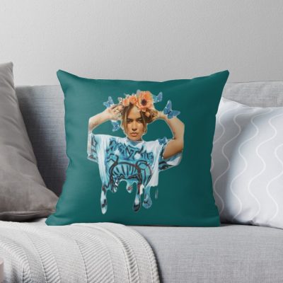 Karol G Throw Pillow Official Cow Anime Merch