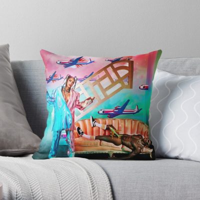 Kg0516 Throw Pillow Official Cow Anime Merch